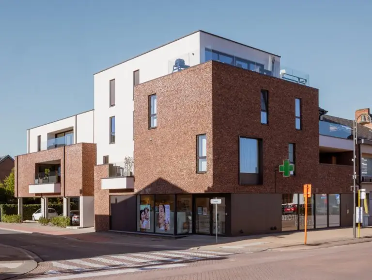 Appartementen apotheek Zonhoven Kirsty Vandewal architect Terra architecten Zonhoven